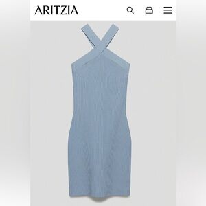 The Babaton by Aritzia Sculpt Knit Halter Dress x-small